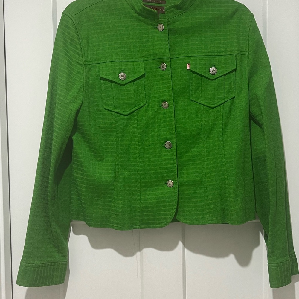 Green Button-Up Jacket - image 1